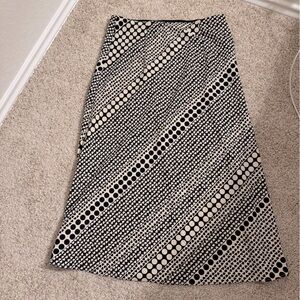 LOFT patterned skirt